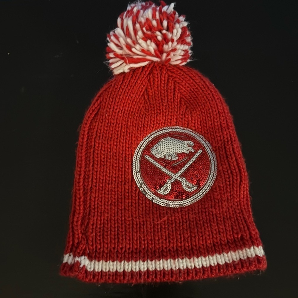🍍KNITTED BUFFALO SABRES HAT🍍O/S